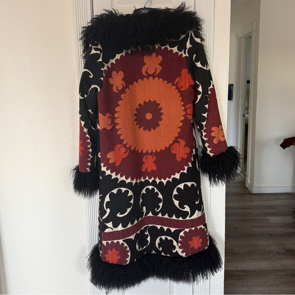 Authentic Sherpa penny lane jacket with real Mongolian fur - Picture 3 of 7